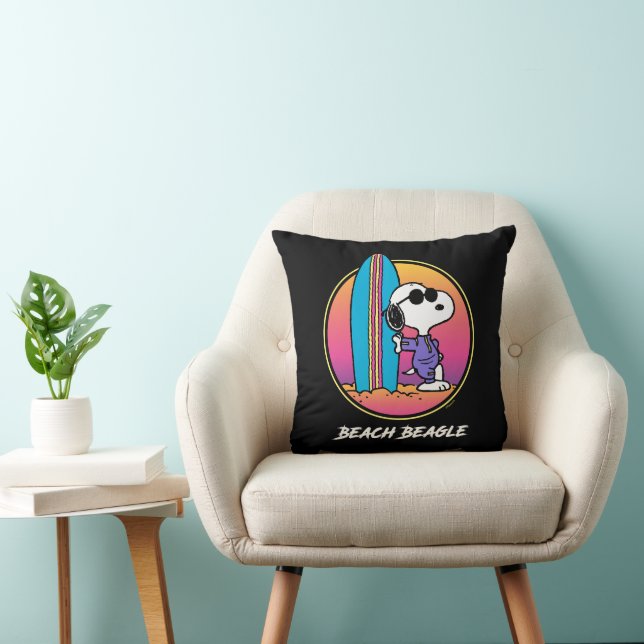 pinda's | Snoopy Beach Beagle Kussen (Stoel)