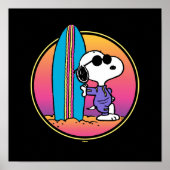 pinda's | Snoopy Beach Beagle Poster (Voorkant)