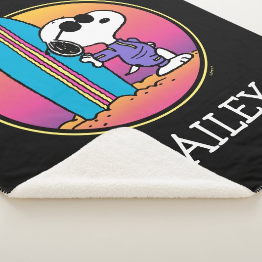 pinda's | Snoopy Beach Beagle Sherpa Deken (3/4)