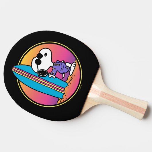 pinda's | Snoopy Beach Beagle Tafeltennisbatje (Zijkant)