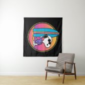 pinda's | Snoopy Beach Beagle Wandkleed (In Situ (horizontaal))