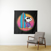 pinda's | Snoopy Beach Beagle Wandkleed (In situ)
