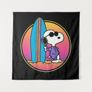 pinda's   Snoopy Beach Beagle Wandkleed