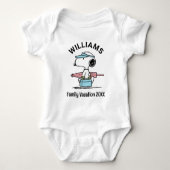 pinda's | Snoopy Beach Walk Family Vacking Romper (Voorkant)