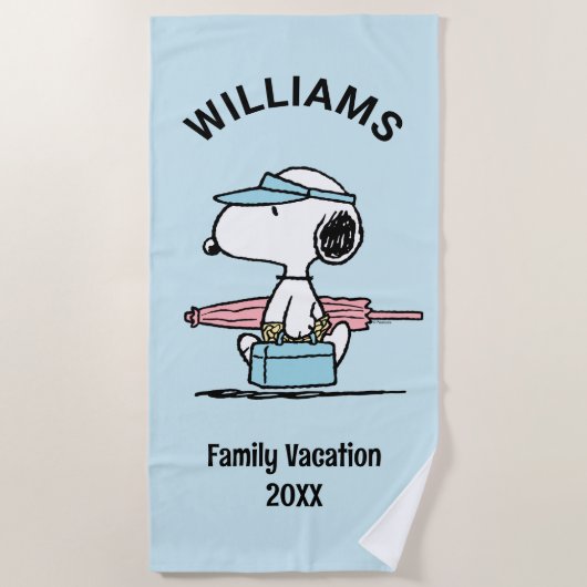 pinda's | Snoopy Beach Walk Family Vacking Strandlaken (Voorkant)