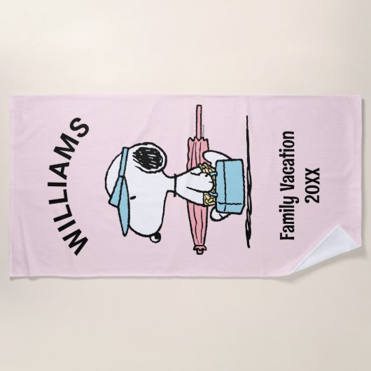 pinda's | Snoopy Beach Walk Family Vacking Strandlaken (Voorkant)