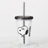 pinda's | Snoopy-beelden Acryl Drinkbeker (Voorkant)