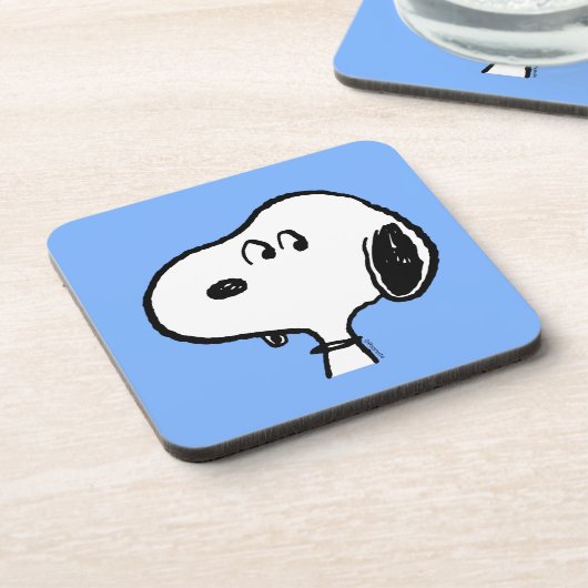 pinda's | Snoopy-beelden Bier Onderzetter (Linkerzijde)