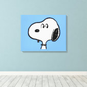 pinda's | Snoopy-beelden Canvas Afdruk (Insitu (Houten vloer))