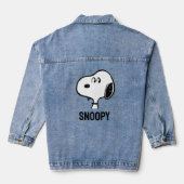 pinda's | Snoopy-beelden Denim Jacket (Achterkant)