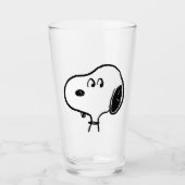 pinda's | Snoopy-beelden Glas (Voorkant)