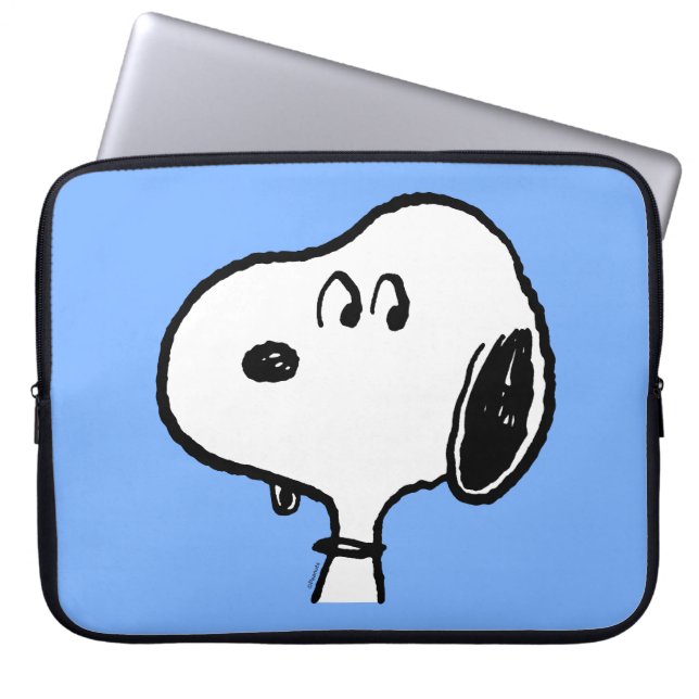 pinda's | Snoopy-beelden Laptop Sleeve (Voorkant)