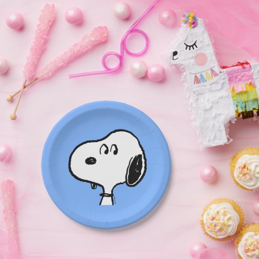 pinda's | Snoopy-beelden Papieren Bordje (Feest)