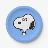 pinda's | Snoopy-beelden Papieren Bordje (Voorkant)