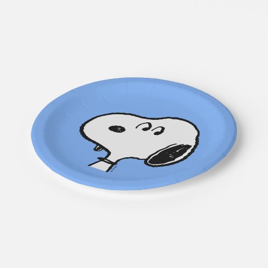 pinda's | Snoopy-beelden Papieren Bordje (Gekanteld)
