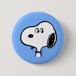 pinda's Snoopy-beelden Ronde Button 5,7 Cm