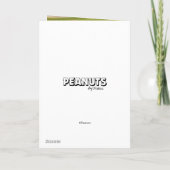 Pinda's Snoopy Beste Papa Door Par Golf Aangepaste Kaart (Achterkant)