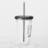 pinda's | Snoopy bij Bat Acryl Drinkbeker (Rechts)