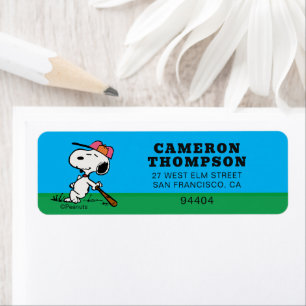 pinda's   Snoopy bij Bat Etiket