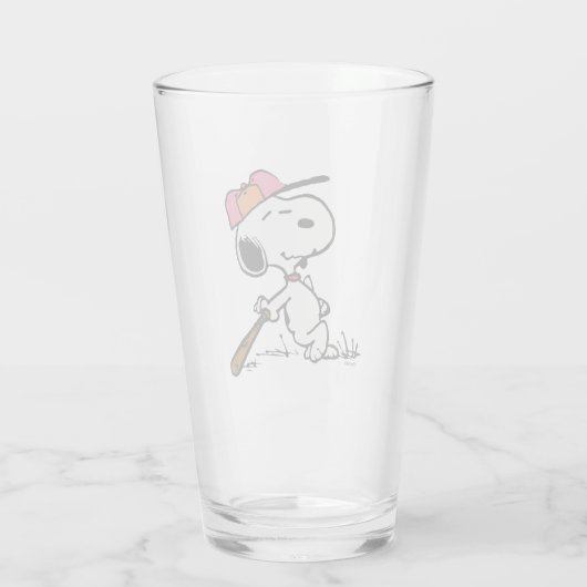 pinda's | Snoopy bij Bat Glas (Achterkant)