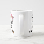 pinda's | Snoopy bij Bat Grote Koffiekop (Achterkant)