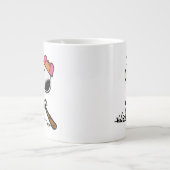 pinda's | Snoopy bij Bat Grote Koffiekop (Voorkant)