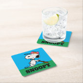 pinda's | Snoopy bij Bat Kartonnen Onderzetters (Insitu)