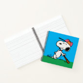 pinda's | Snoopy bij Bat Notitieboek (Binnen)