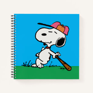 pinda's   Snoopy bij Bat Notitieboek