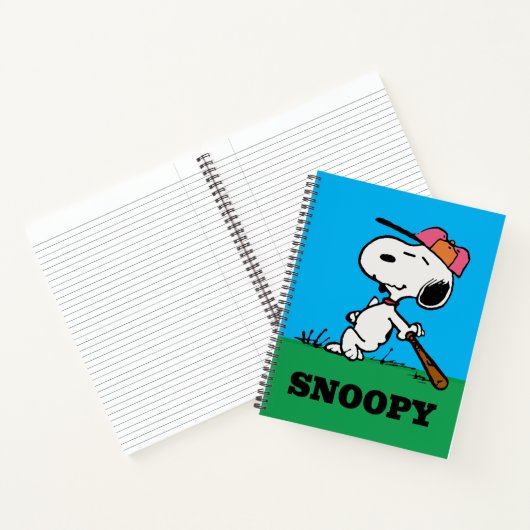 pinda's | Snoopy bij Bat Notitieboek (Binnen)