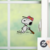 pinda's | Snoopy bij Bat Raamsticker (Huis)