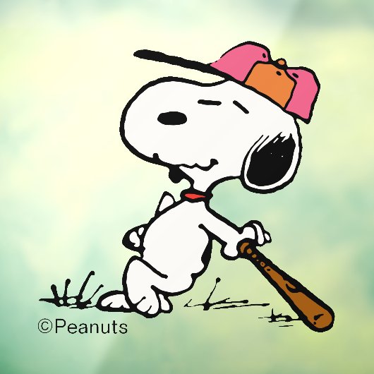 pinda's | Snoopy bij Bat Raamsticker (Vel 3)