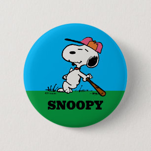 pinda's Snoopy bij Bat Ronde Button 5,7 Cm
