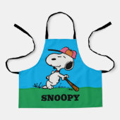 pinda's | Snoopy bij Bat Schort (Voorkant)