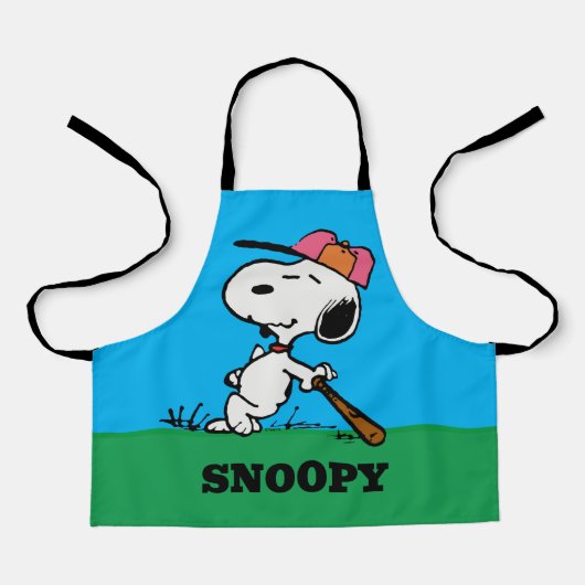 pinda's | Snoopy bij Bat Schort (Voorkant)