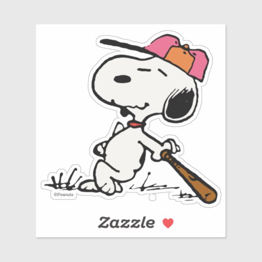 pinda's | Snoopy bij Bat Sticker (Vel)