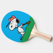 pinda's | Snoopy bij Bat Tafeltennisbatje (Zijkant)