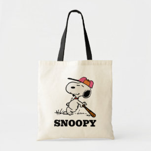 pinda's   Snoopy bij Bat Tote Bag