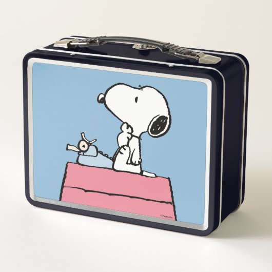 pinda's | Snoopy bij de schrijfmachine (Achterkant)