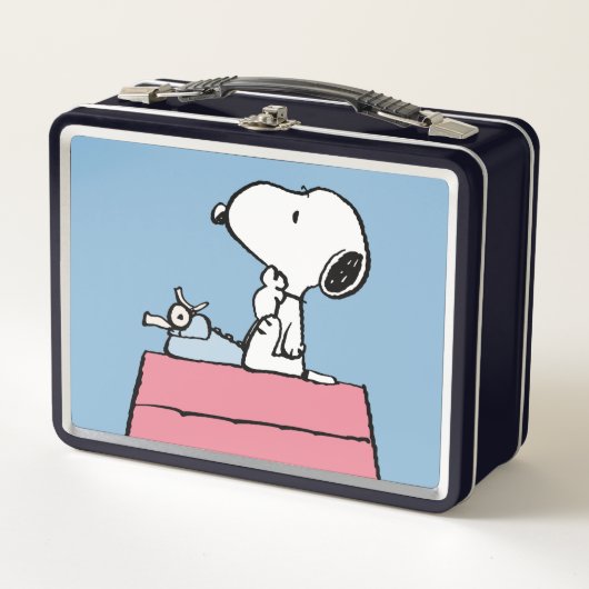 pinda's | Snoopy bij de schrijfmachine (Voorkant)