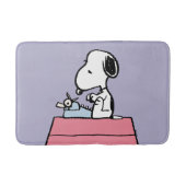 pinda's | Snoopy bij de schrijfmachine Badmat (Voorkant)