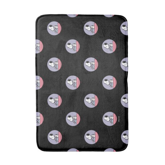 pinda's | Snoopy bij de schrijfmachine Badmat (Voorkant Verticaal)