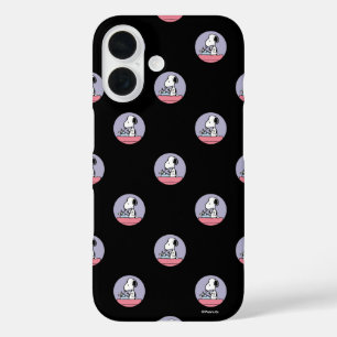 pinda's   Snoopy bij de schrijfmachine iPhone 16 Hoesje