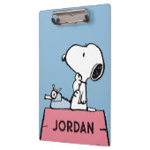 pinda's | Snoopy bij de schrijfmachine Klembord (Links)