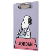 pinda's | Snoopy bij de schrijfmachine Klembord (Links)