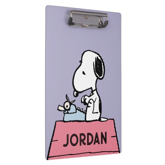 pinda's | Snoopy bij de schrijfmachine Klembord (Rechts)