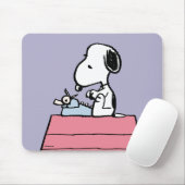 pinda's | Snoopy bij de schrijfmachine Muismat (Met muis)
