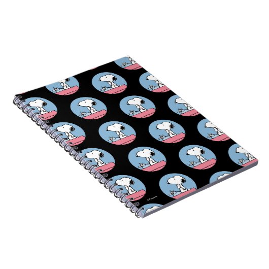 pinda's | Snoopy bij de schrijfmachine Notitieboek (Rechterzijde)