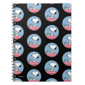 pinda's | Snoopy bij de schrijfmachine Notitieboek (Voorkant)