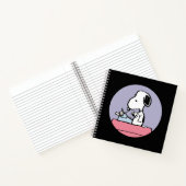 pinda's | Snoopy bij de schrijfmachine Notitieboek (Binnen)